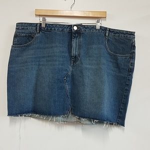 Asos denim mini skirt jean size 20
